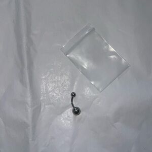 🟥14G 1.6mm Titanium Belly Ring